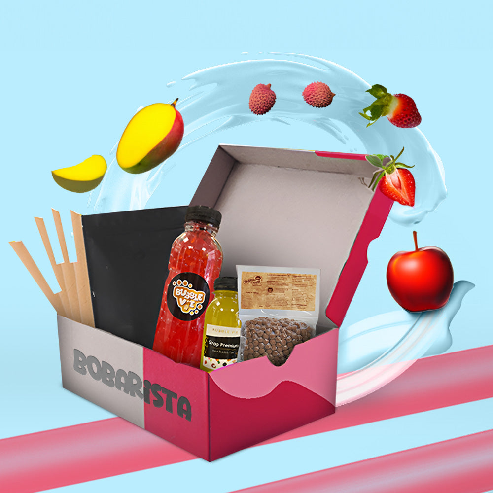 Kit Bubble Tea "Bobarista": 15 Délicieux Bubble Tea aux fruits